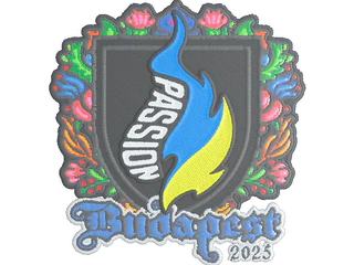 Sticker | Passion UA (Embroidered) | Budapest 2025