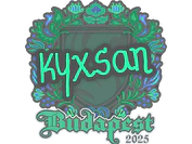 Sticker | kyxsan | Budapest 2025 image