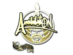 Sticker | ANNIHILATION (Gold) | Paris 2023 image