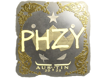 Sticker | phzy (Gold) | Austin 2025 image