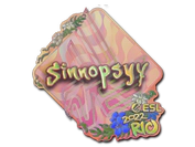 Sticker | sinnopsyy (Holo) | Rio 2022 image