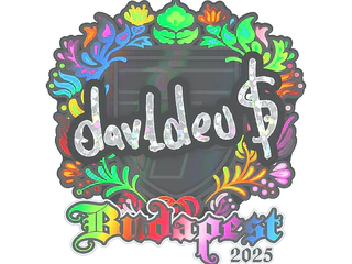 Sticker | dav1deuS (Holo) | Budapest 2025