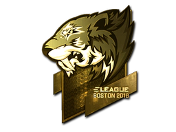Sticker | Flash Gaming (Gold) | Boston 2018 image