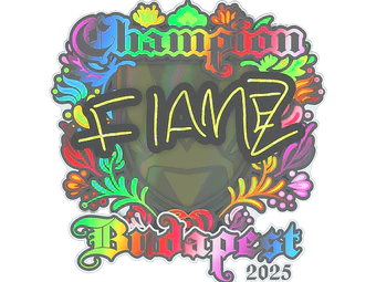 Sticker | FlameZ (Holo, Champion) | Budapest 2025 image