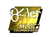 Sticker | reltuC (Gold) | MLG Columbus 2016 image