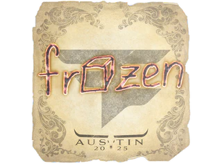 Sticker | frozen | Austin 2025