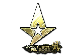 Sticker | Astralis (Gold) | Antwerp 2022 image