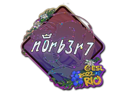 Sticker | n0rb3r7 (Glitter) | Rio 2022 image