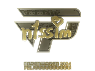 Sticker | n1ssim (Gold) | Copenhagen 2024
