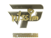 Sticker | n1ssim (Gold) | Copenhagen 2024 image
