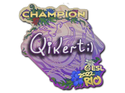 Sticker | qikert (Champion) | Rio 2022 image