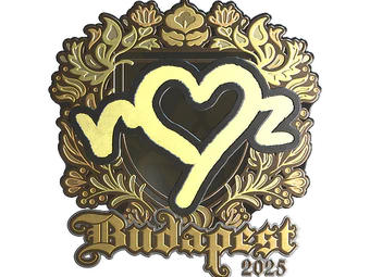 Sticker | ropz (Gold) | Budapest 2025 image