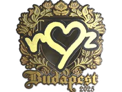 Sticker | ropz (Gold) | Budapest 2025 image