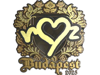 Sticker | ropz (Gold) | Budapest 2025
