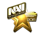 Sticker | Natus Vincere (Gold) | Cluj-Napoca 2015 image