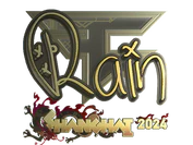 Sticker | rain (Gold) | Shanghai 2024 image