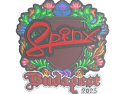 Sticker | Spinx (Embroidered) | Budapest 2025 image