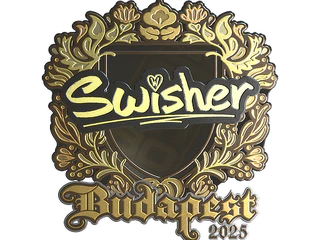 Sticker | Swisher (Gold) | Budapest 2025