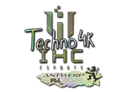 Sticker | Techno4K (Holo) | Antwerp 2022 image