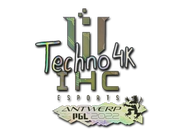 Sticker | Techno4K (Holo) | Antwerp 2022 image