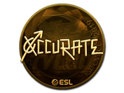 Sticker | xccurate (Gold) | Katowice 2019 image