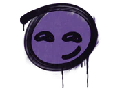 Sealed Graffiti | Smirk (Monster Purple) image