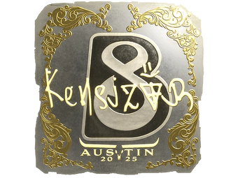 Sticker | kensizor (Gold) | Austin 2025 image