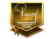 Sticker | rallen (Gold) | Cluj-Napoca 2015 image