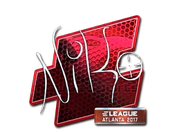 Sticker | NiKo (Foil) | Atlanta 2017 image