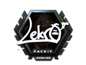 Sticker | Lekr0 (Foil) | London 2018 image
