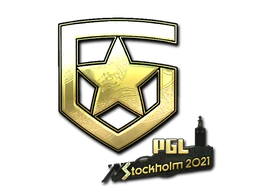 Sticker | Gambit Gaming (Gold) | Stockholm 2021 image