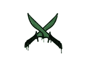 Sealed Graffiti | X-Knives (Jungle Green) image