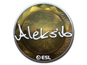 Sticker | Aleksib (Foil) | Katowice 2019 image