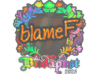 Sticker | blameF (Holo) | Budapest 2025