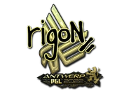 Sticker | rigoN (Gold) | Antwerp 2022 image