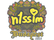 Sticker | n1ssim | Budapest 2025 image