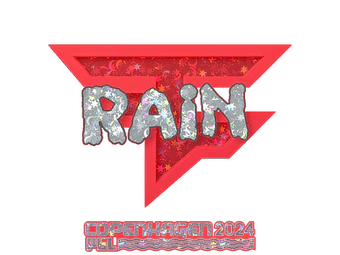Sticker | rain (Glitter) | Copenhagen 2024 image
