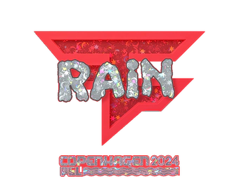 Sticker | rain (Glitter) | Copenhagen 2024 image