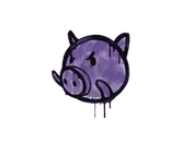 Sealed Graffiti | Piggles (Monster Purple) image