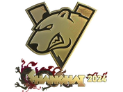 Sticker | Virtus.pro (Gold) | Shanghai 2024 image