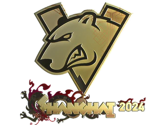 Sticker | Virtus.pro (Gold) | Shanghai 2024 image