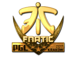 Sticker | Fnatic (Gold) | Krakow 2017 image