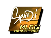Sticker | Spiidi (Gold) | MLG Columbus 2016 image