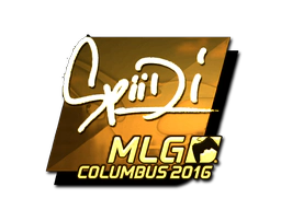 Sticker | Spiidi (Gold) | MLG Columbus 2016 image
