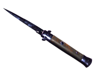 ★ Stiletto Knife | Doppler Black Pearl image