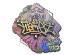Sticker | FlameZ (Holo) | Rio 2022 image