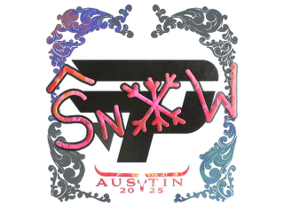 Sticker | snow (Holo) | Austin 2025