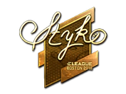 Sticker | STYKO (Gold) | Boston 2018 image