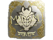 Sticker | malbsMd (Gold) | Austin 2025 image