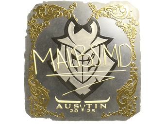 Sticker | malbsMd (Gold) | Austin 2025 image